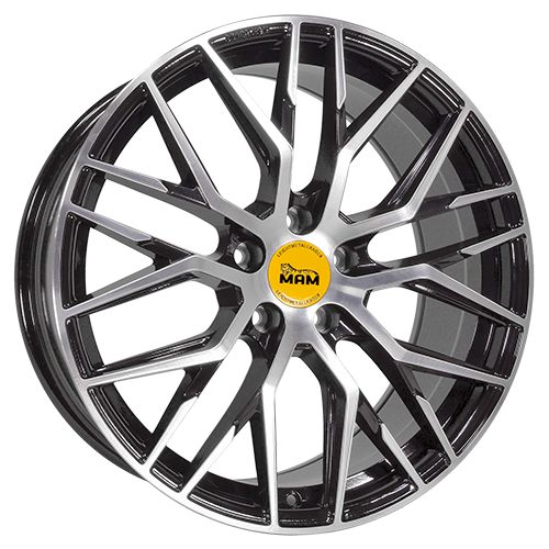 MAM WHEELS MAM RS4 black front polished 8.5Jx20 5x112 ET45