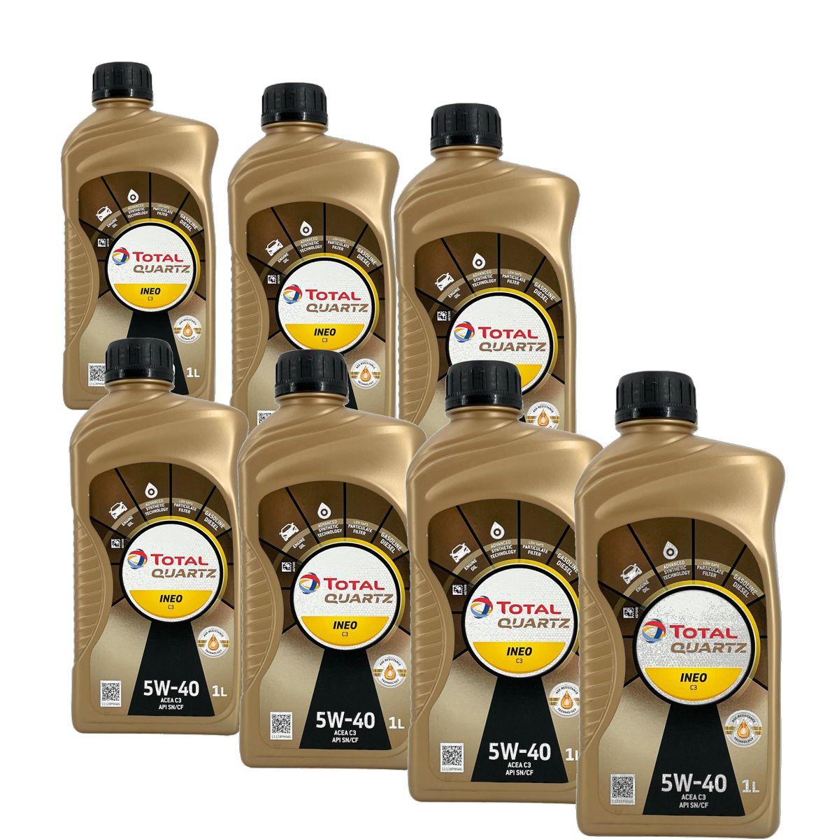 Total Quartz Ineo C3 5W-40 7x1 Liter