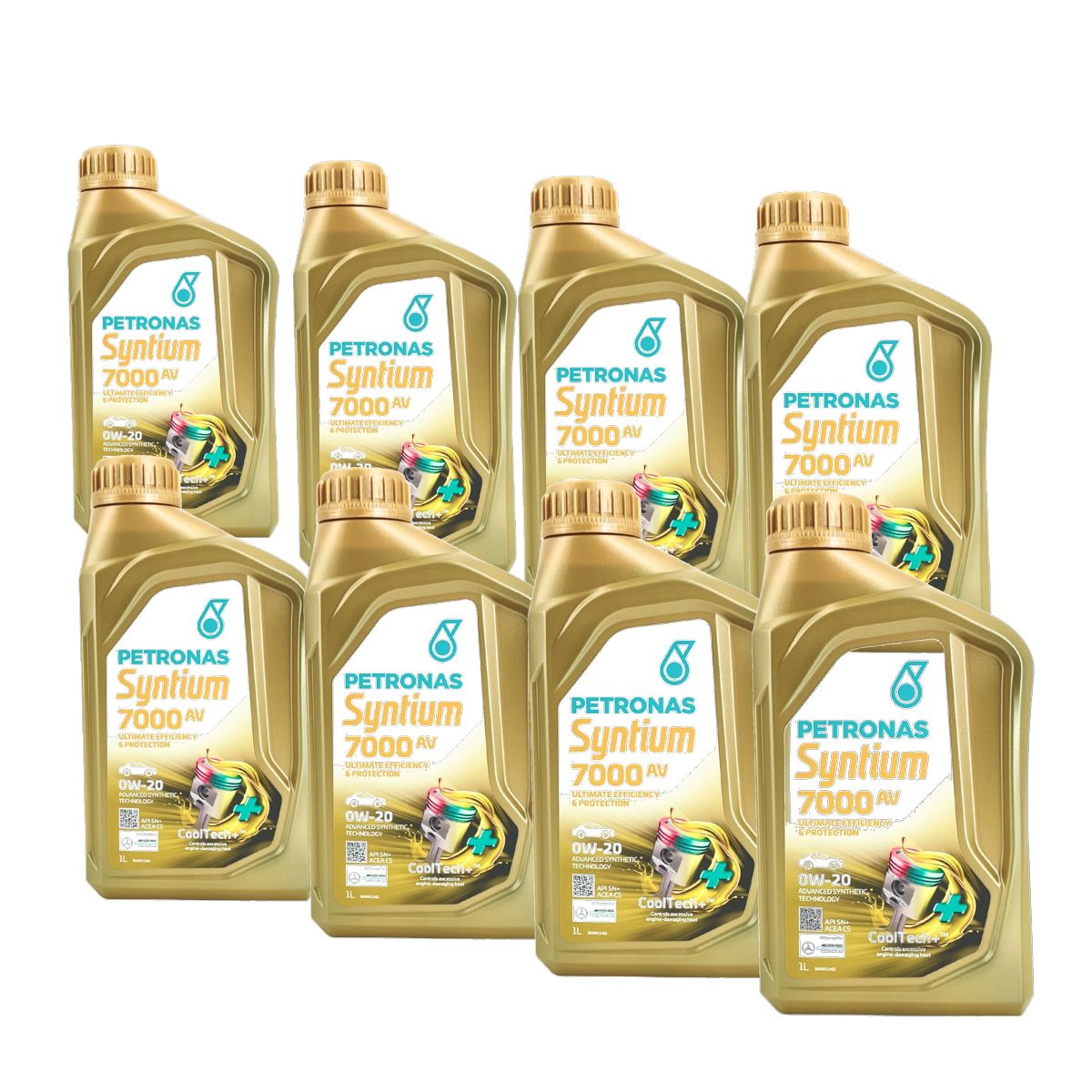 Petronas Syntium 7000 AV 0W-20 8x1 Liter