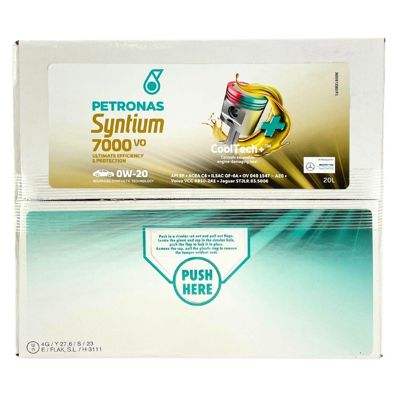 EOL! Petronas Syntium 7000 VO 0W-20 20 Liter