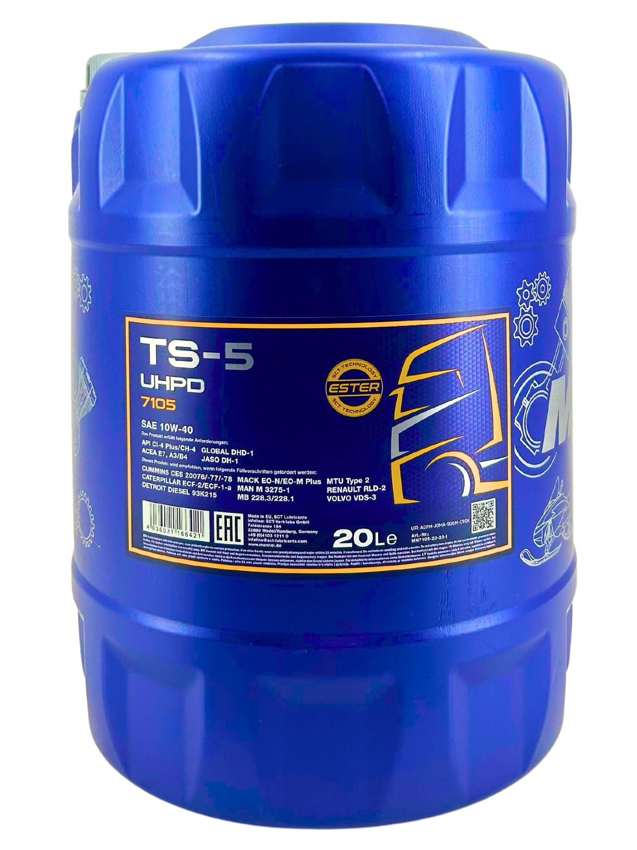 Mannol TS-5 UHPD 10W-40 20 Liter