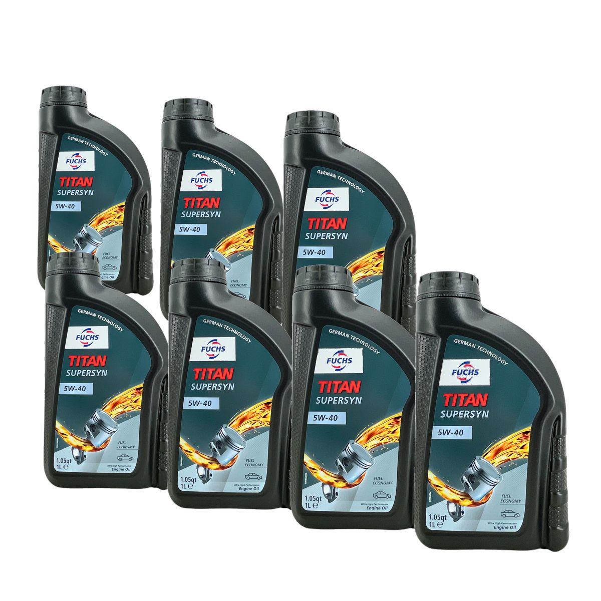 Fuchs Titan Supersyn 5W-40 7x1 Liter