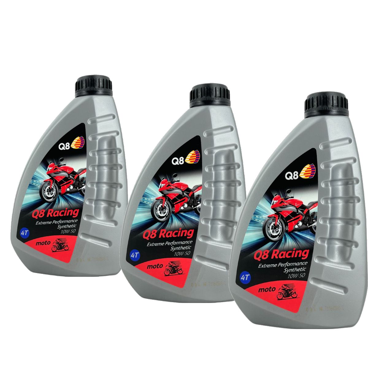 Q8 Racing 4T 10W-50 3x1 Liter