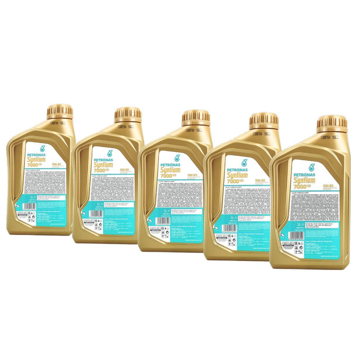 Petronas Syntium 7000 VO 0W-20 5x1 Liter