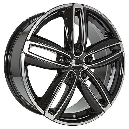 GMP DIVA schwarz diamantgeschliffen 7.5Jx18 5x120 ET50