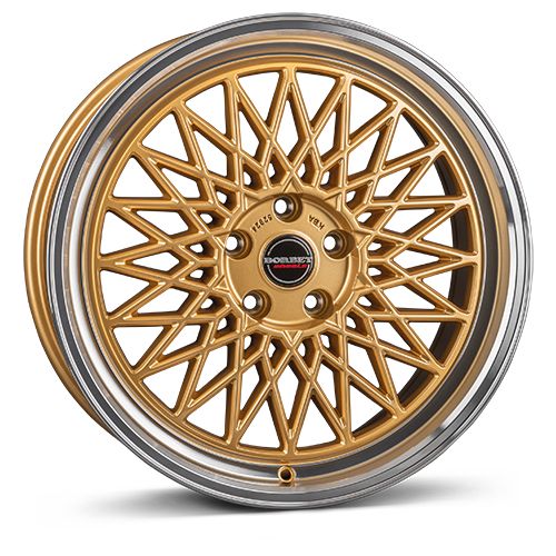 BORBET DESIGN B gold rim polished 8.5Jx19 5x112 ET45