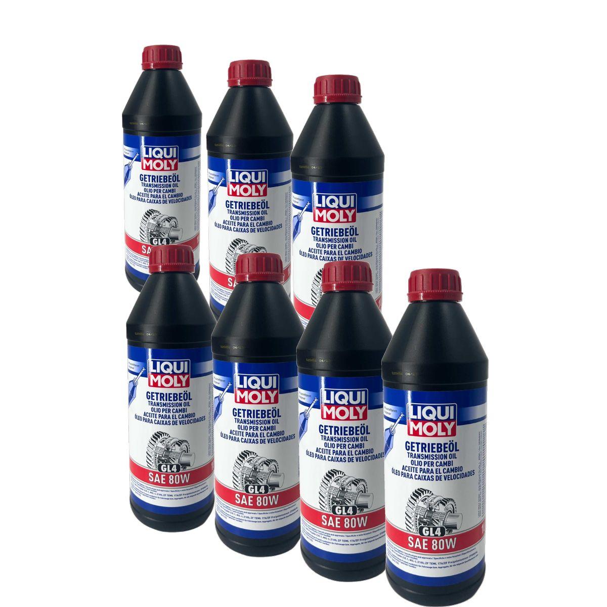 Liqui Moly Getriebeöl (GL4) SAE 80W 7x1 Liter