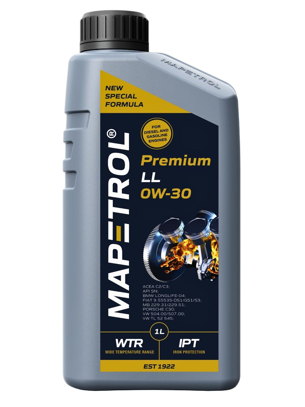 Mapetrol Premium LL 0W-30 1 Liter