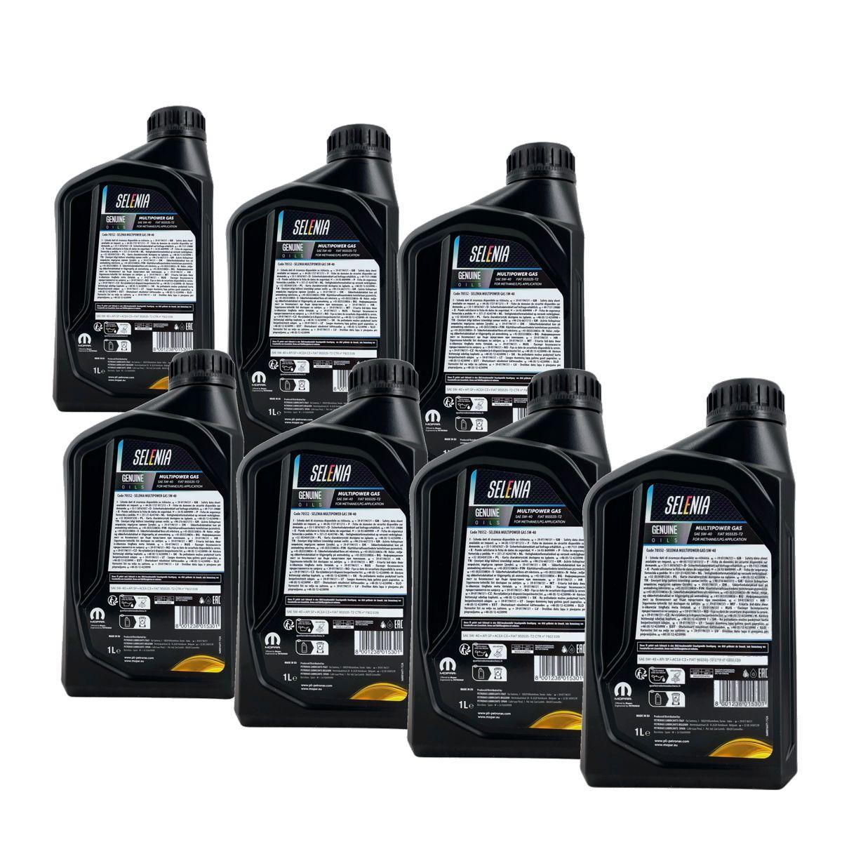 Selenia Multipower Gas 5W-40 7x1 Liter