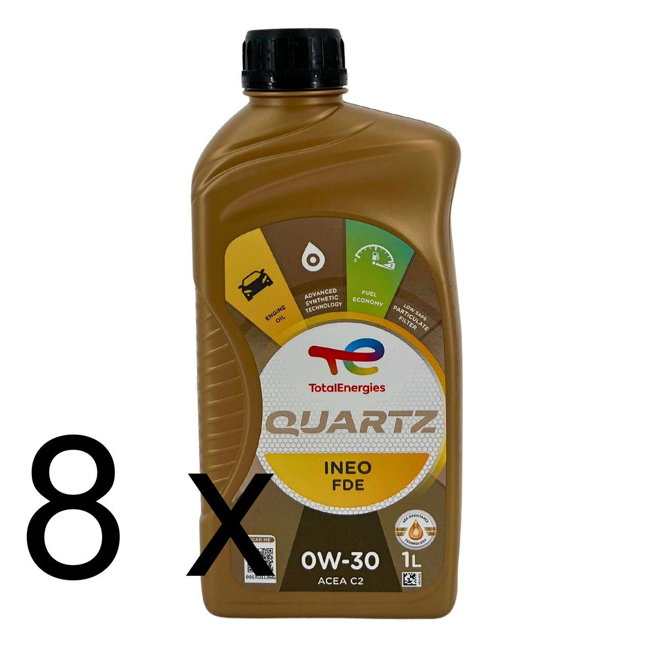 Total Quartz Ineo FDE 0W-30 8x1 Liter