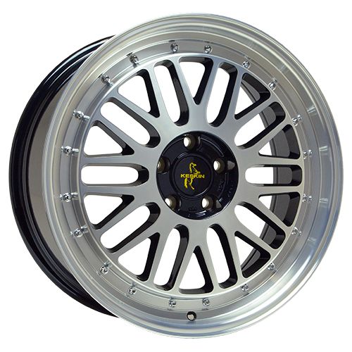 KESKIN WHEELS KT22 RETRO black front polished 8.5Jx19 5x100 ET30