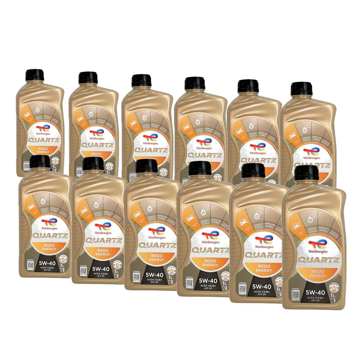 Total Quartz 9000 Energy 5W-40 12x1 Liter