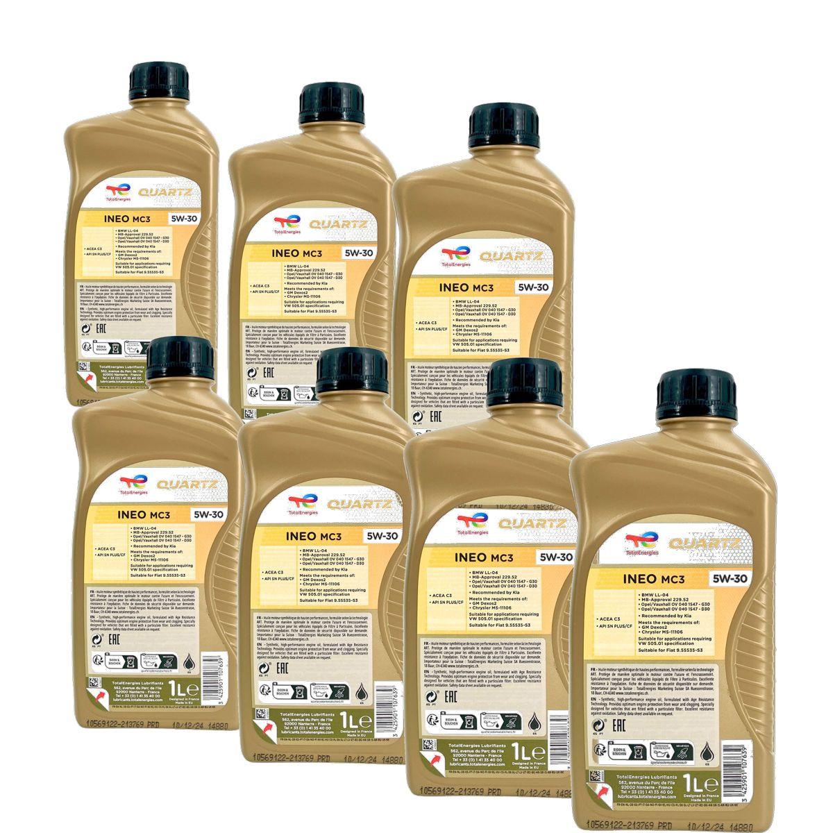 Total Quartz Ineo MC3 5W-30 7x1 Liter