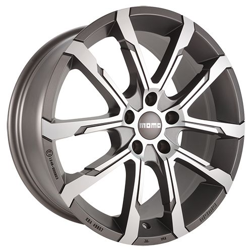 MOMO WHEELS QUANTUM EVO anthrazit matt poliert 7.0Jx17 5x114.3 ET42