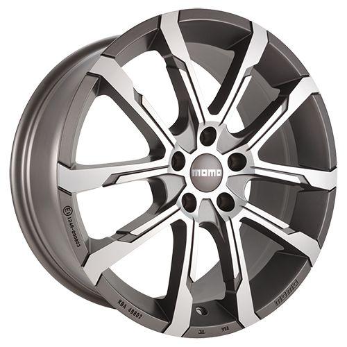 MOMO WHEELS QUANTUM EVO anthrazit matt poliert 7.0Jx17 5x114.3 ET42