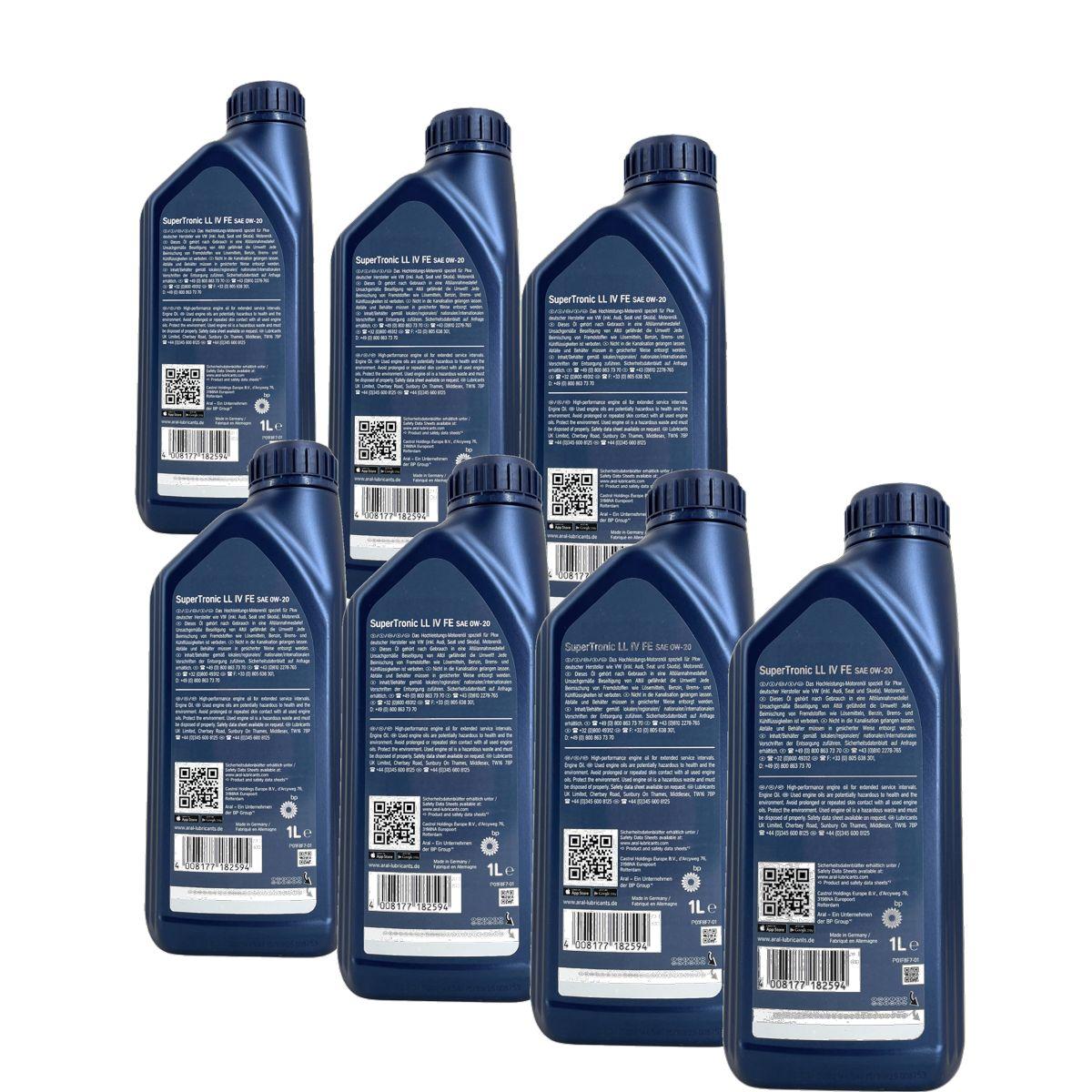 Aral SuperTronic LL IV FE 0W-20 7x1 Liter