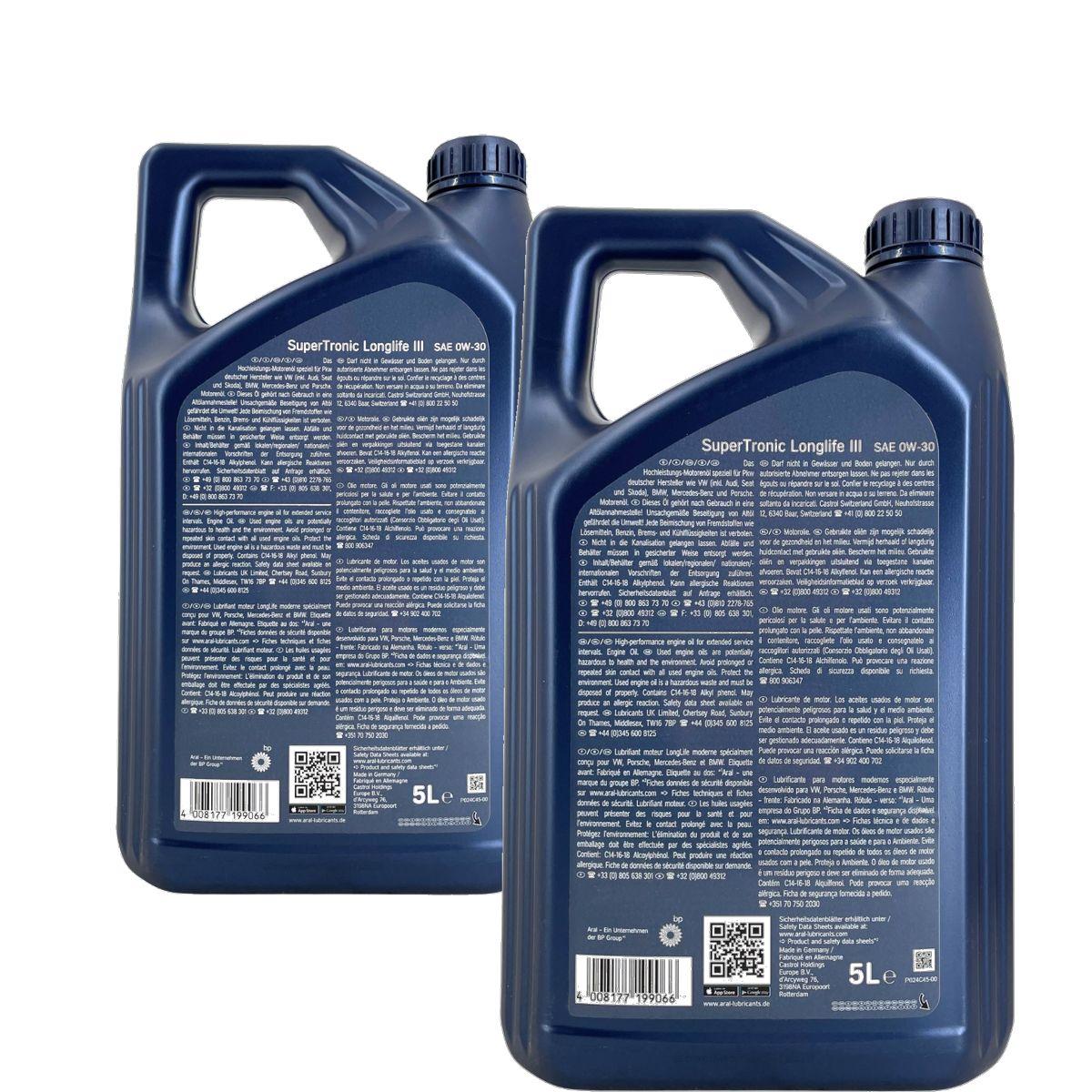 Aral SuperTronic LL III/3 0W-30 2x5 Liter