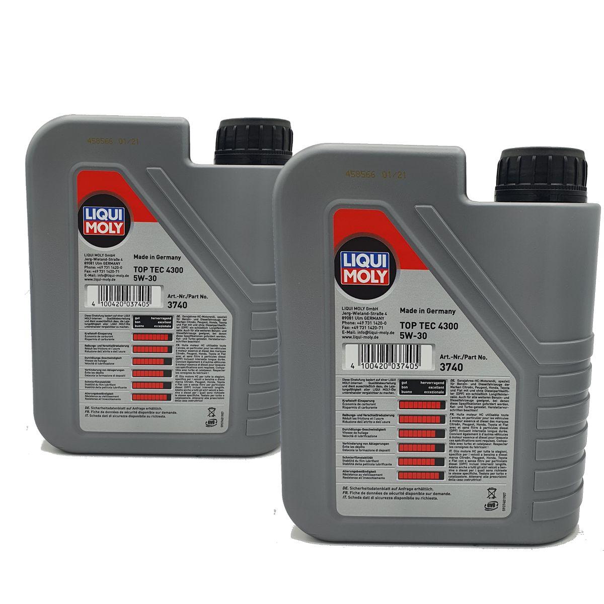Liqui Moly Top Tec 4300 5W-30 2x1 Liter