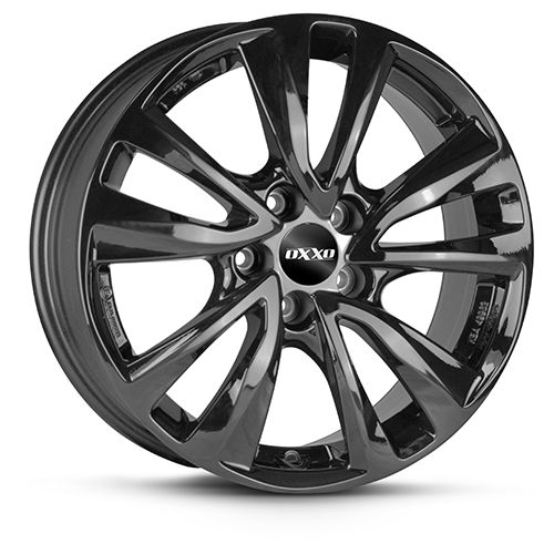 OXXO WHEELS OBERON 5 BLACK schwarz 6.5Jx16 5x114.3 ET32