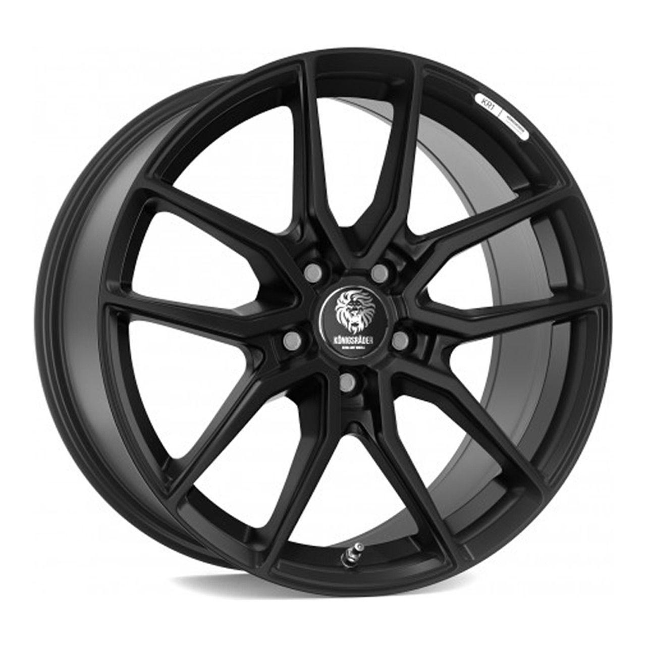 KÖNIGSRÄDER KR1 black 8.5Jx19 5x112 ET35