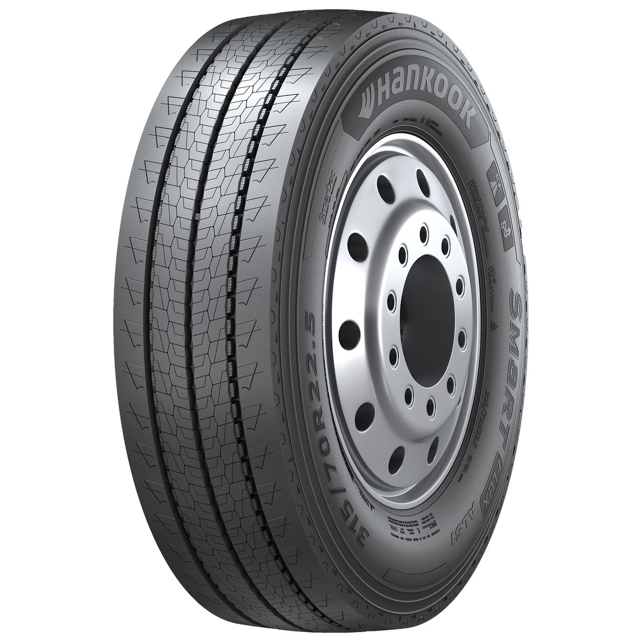 HANKOOK 315/70 R 22.5 TL 156/150L SMARTFLEX AL51 20PR M+S 3PMSF LRL (KOR)