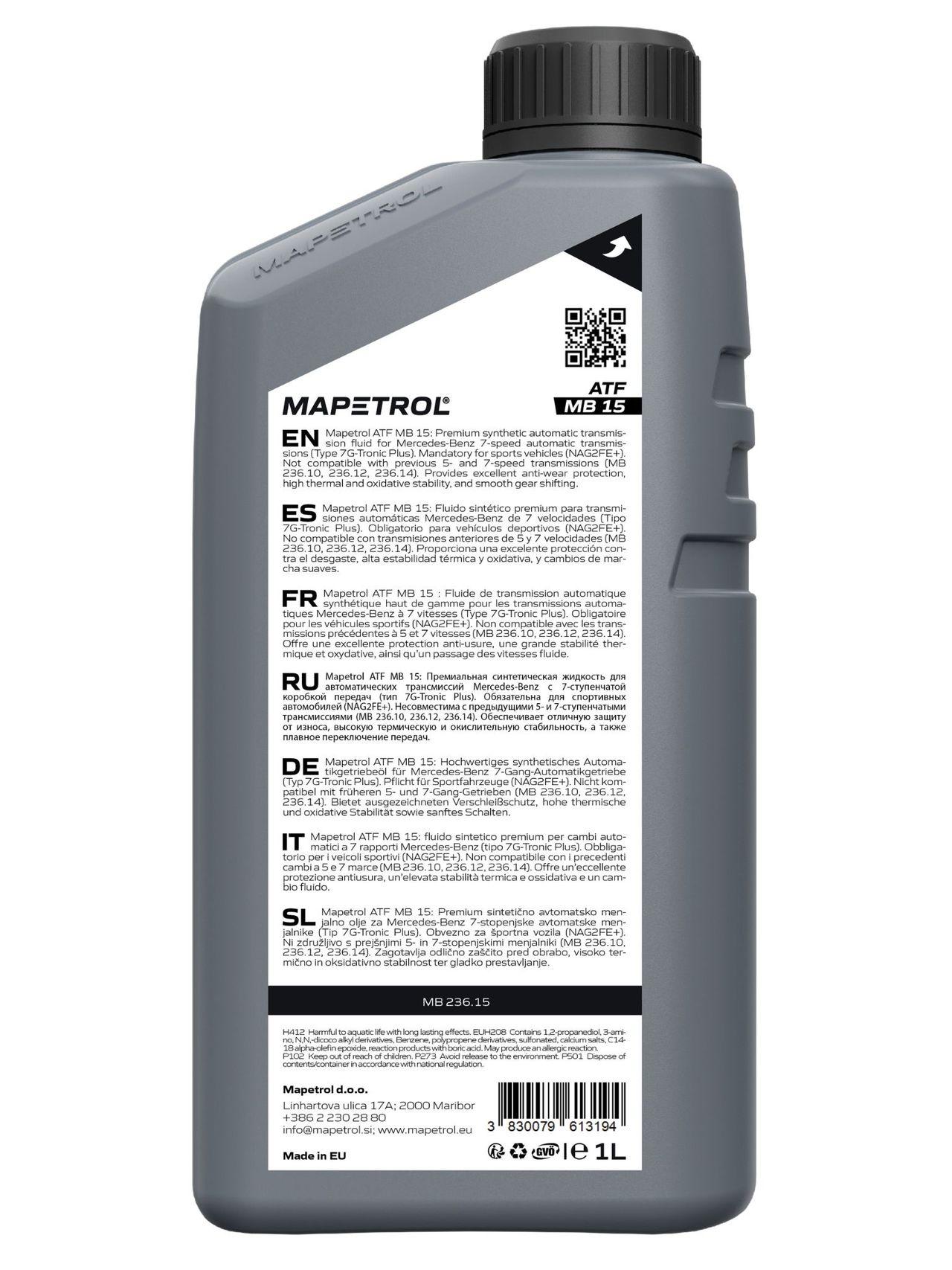 Mapetrol ATF MB 15 1 Liter