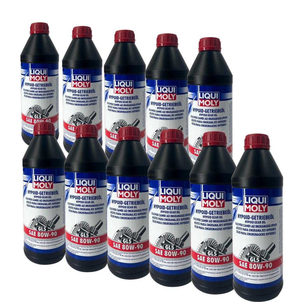 Liqui Moly Hypoid-Getriebeöl (GL5) SAE 80W-90 11x1 Liter