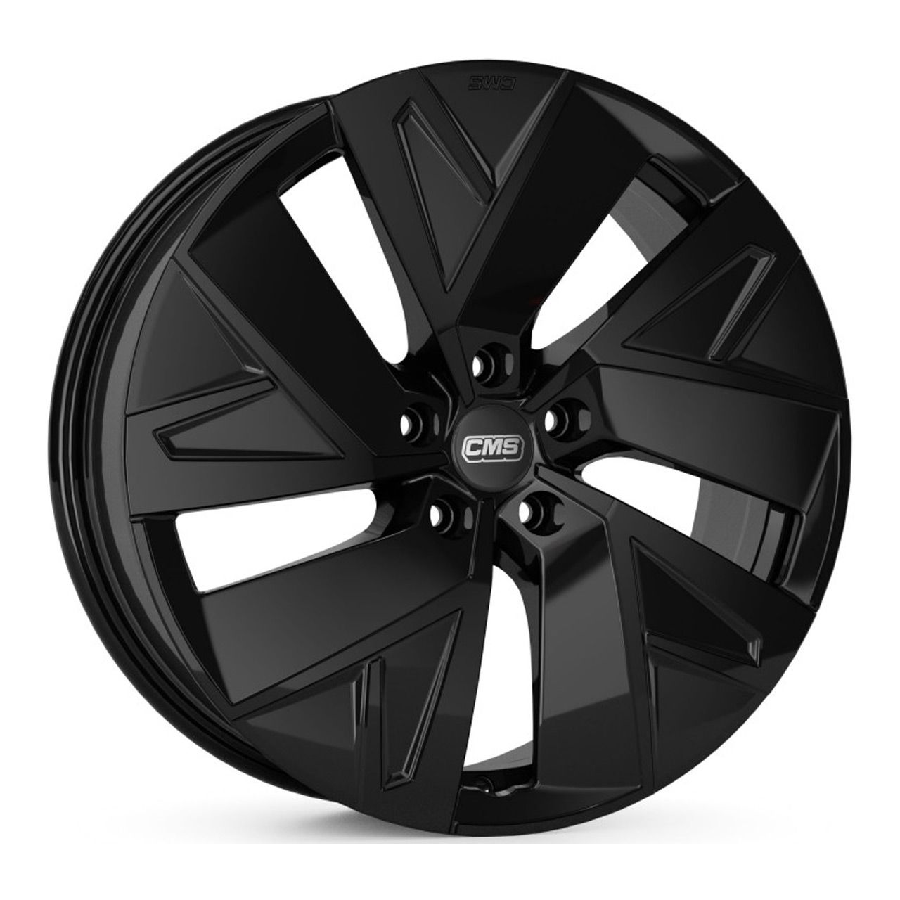 CMS C32-AERO complete black gloss 7.5Jx19 5x114.3 ET49.5