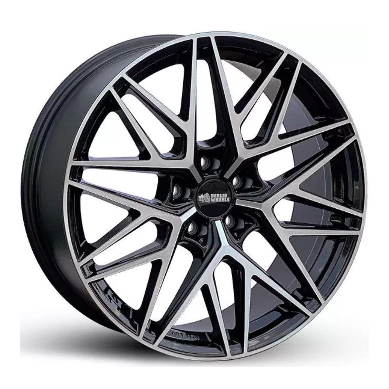 BERLIN-WHEELS BW01 KREUZBERG black polished 8.5Jx19 5x112 ET30