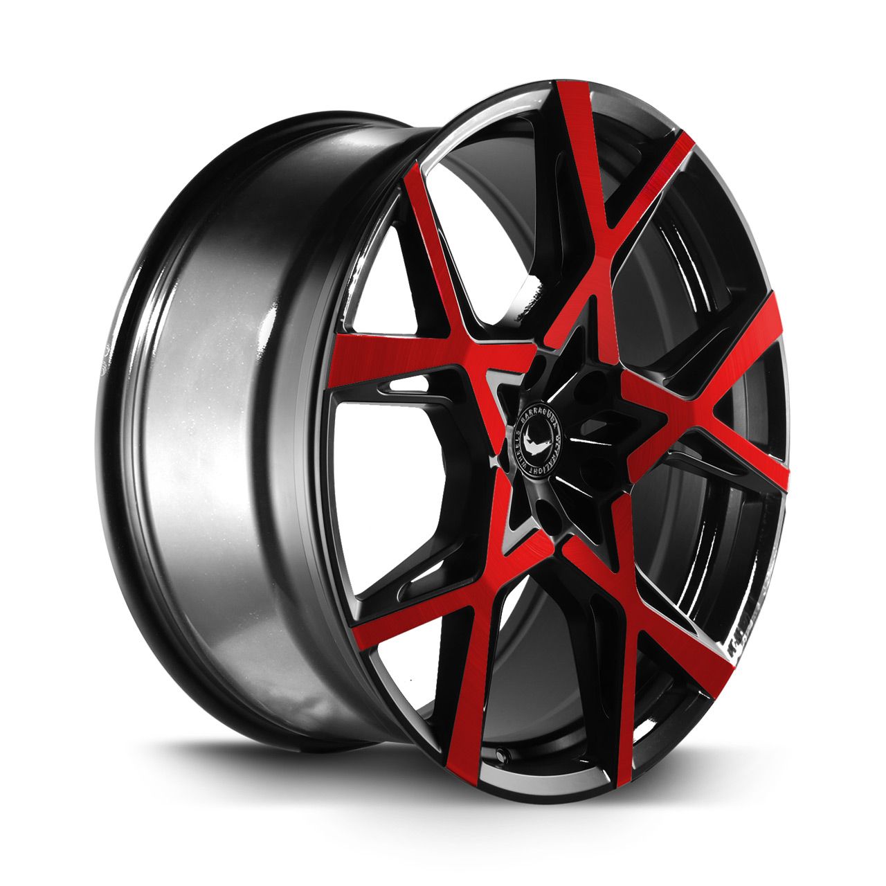 BARRACUDA PROJECT X gloss black flashred 10.0Jx22 5x120 ET40