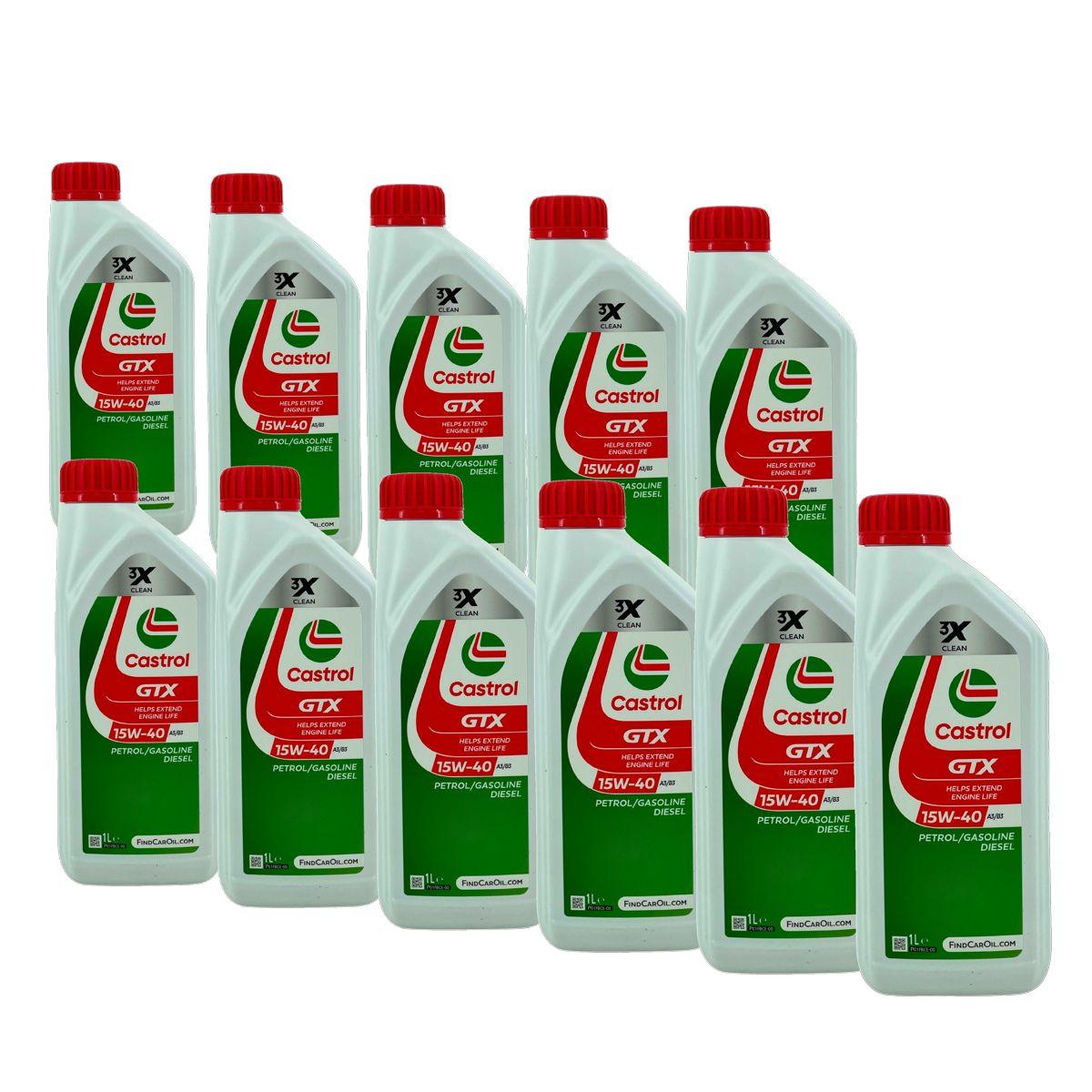 Castrol GTX 15W-40 A3/B3 11x1 Liter
