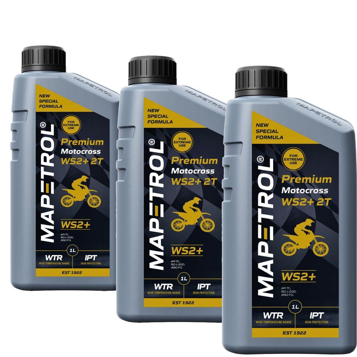 Mapetrol Premium Motocross WS2+ 2T 3x1 Liter