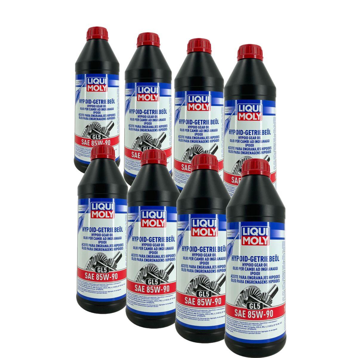 Liqui Moly Hypoid-Getriebeöl (GL5) SAE 85W-90 8x1 Liter