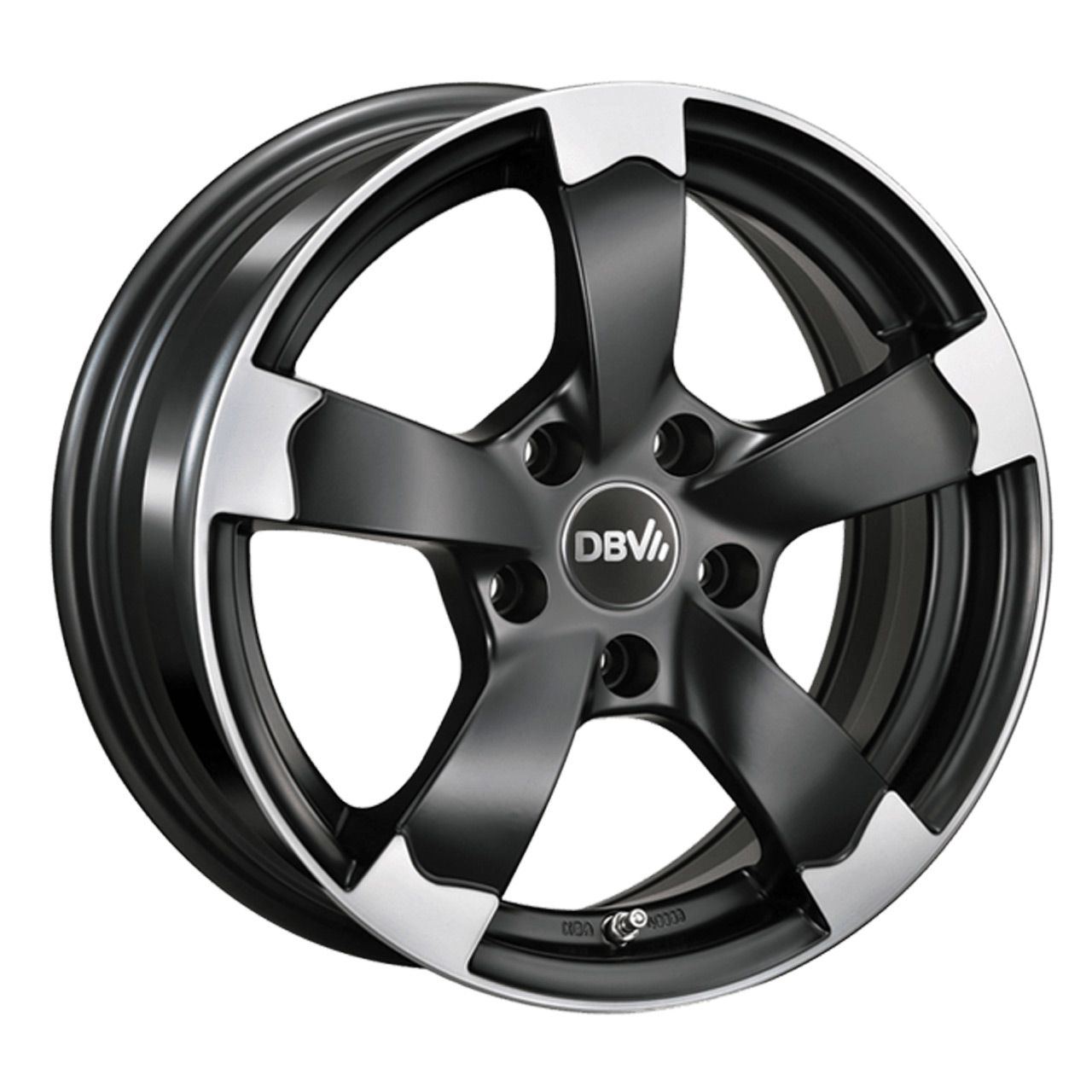 DBV TORINO II schwarzmatt poliert 7.0Jx16 4x100 ET35