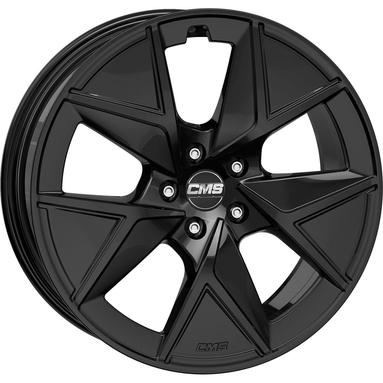 CMS C42 complete black gloss 8.0Jx19 5x112 ET34