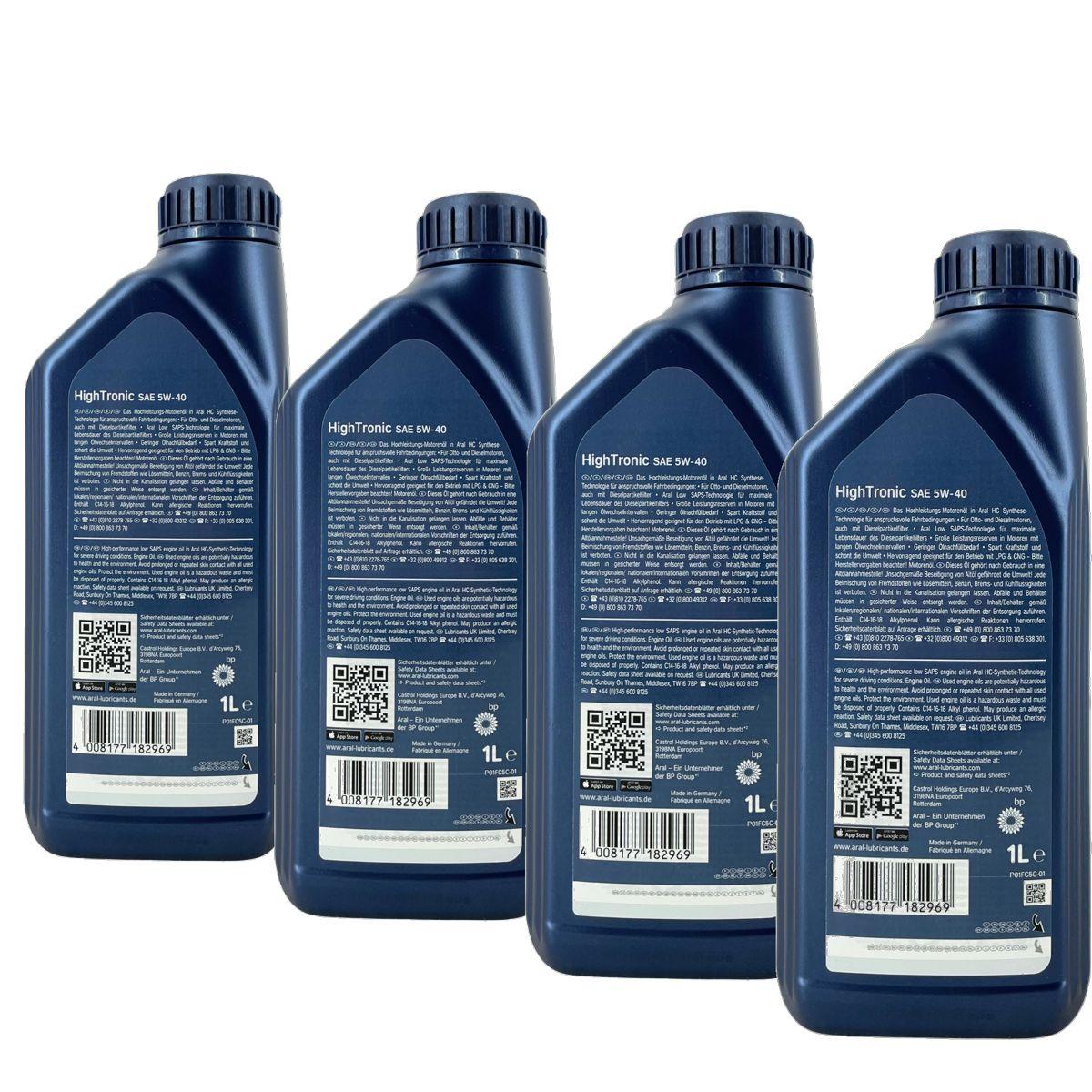 Aral HighTronic 5W-40 4x1 Liter