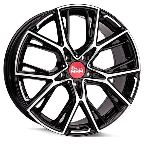 MAM WHEELS MAM B4 black front polished 8.5Jx19 5x112 ET45