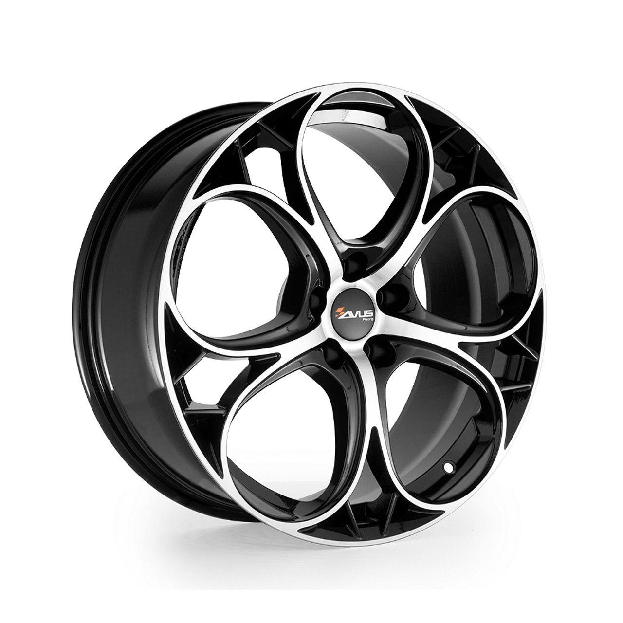 AVUS RACING AC-520 black polished 8.0Jx19 5x110 ET33