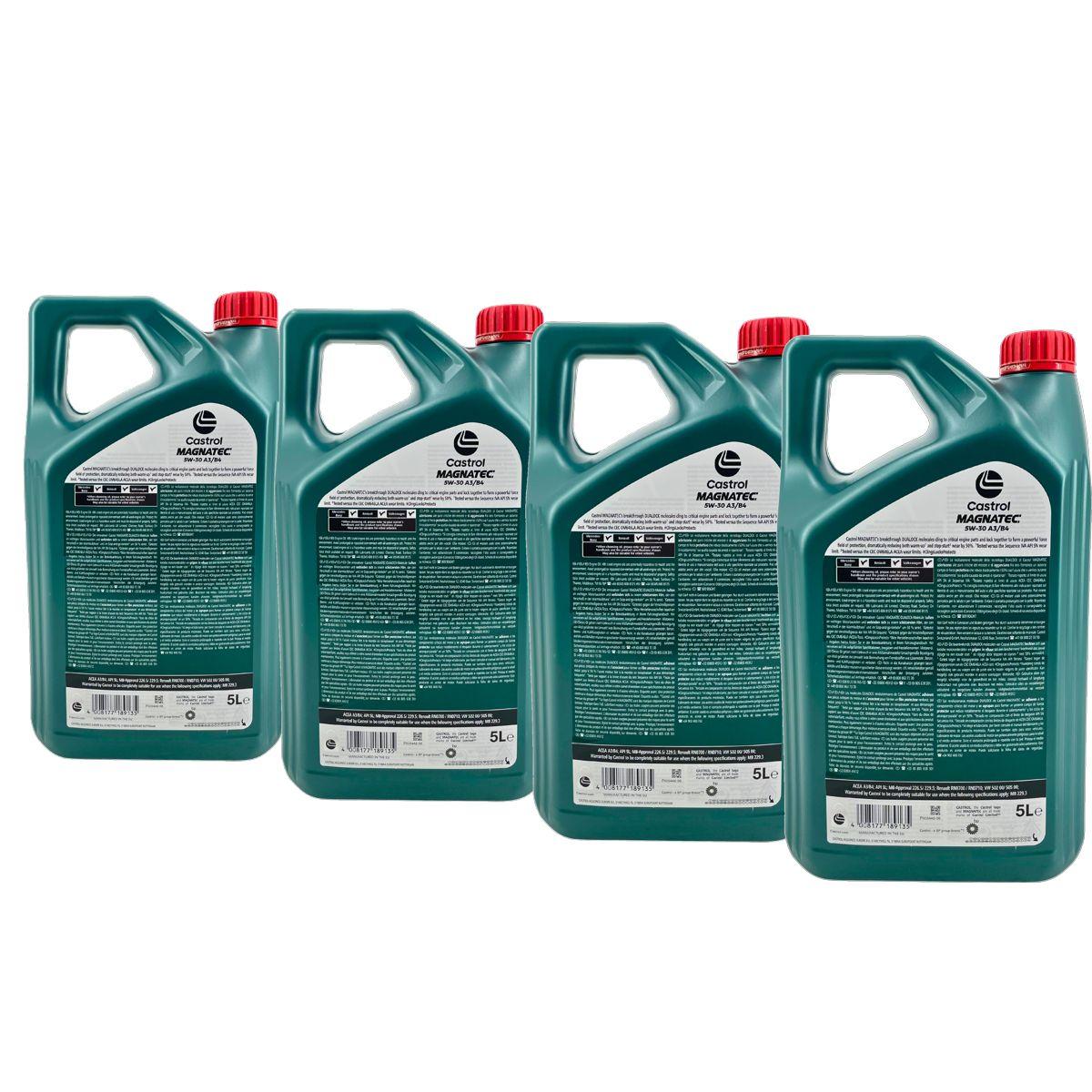 Castrol Magnatec 5W-30 A3/B4 4x5 Liter