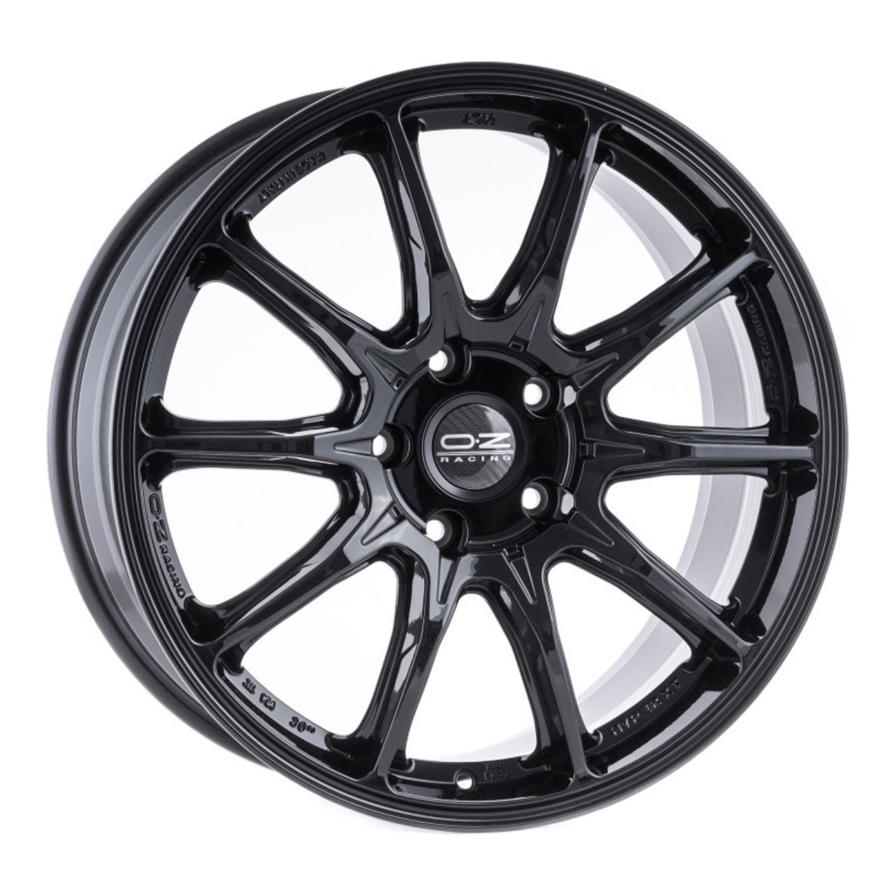 OZ HYPER XT HLT DEEP CONCAVE gloss black 10.5Jx21 5x112 ET31