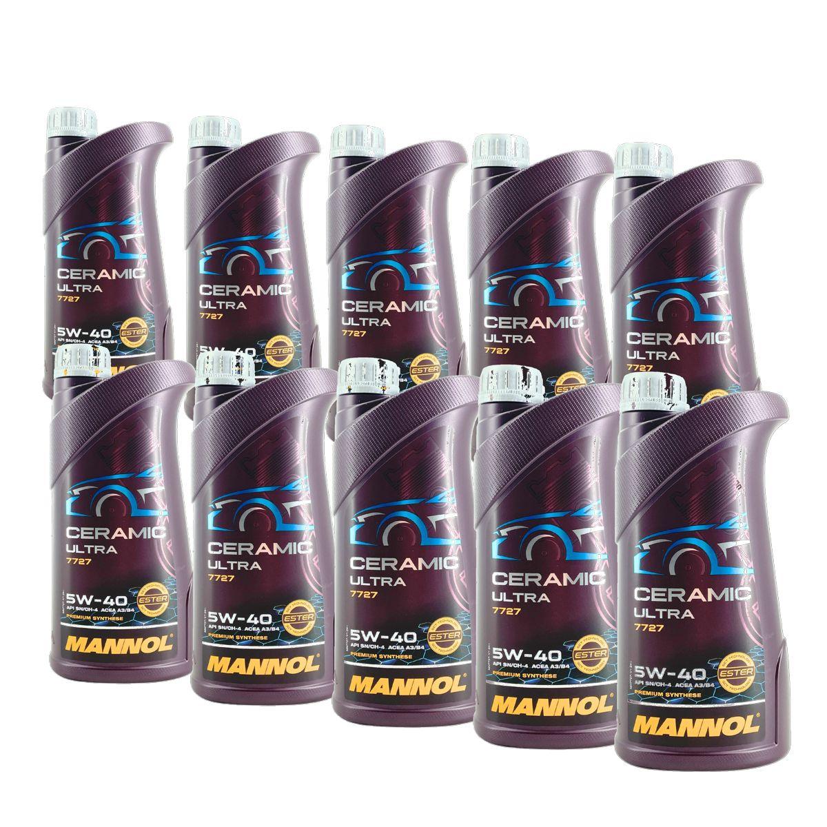 Mannol Ceramic Ultra 5W-40 10x1 Liter