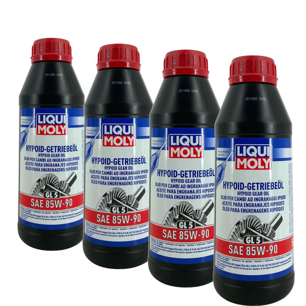 Liqui Moly Hypoid-Getriebeöl (GL5) SAE 85W-90 4x500 ML