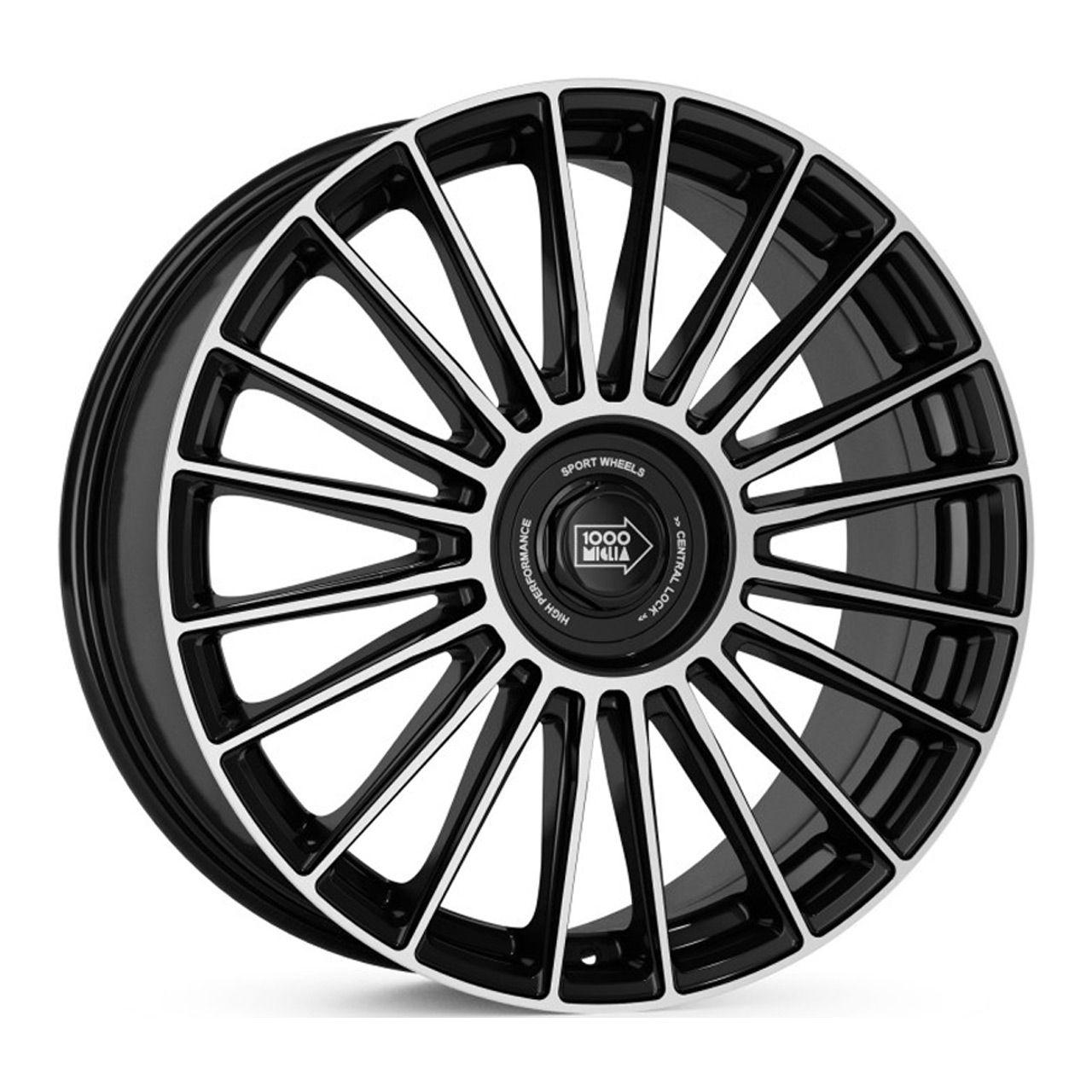 1000 MIGLIA MM1022 black polished 8.0Jx19 5x108/114.3 ET45
