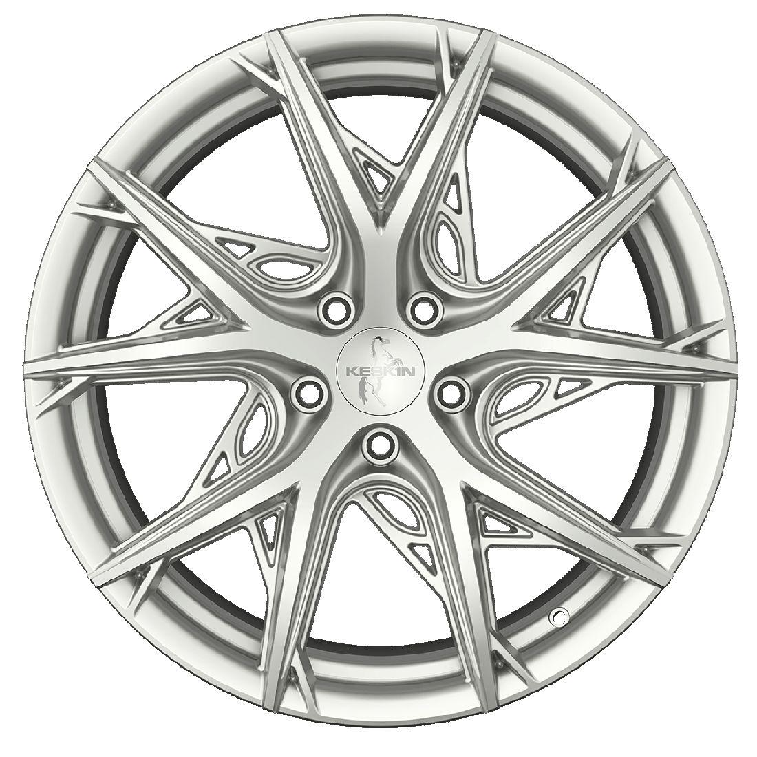 KESKIN WHEELS KT24C THUNDER silver painted 8.5Jx19 5x114.3 ET35