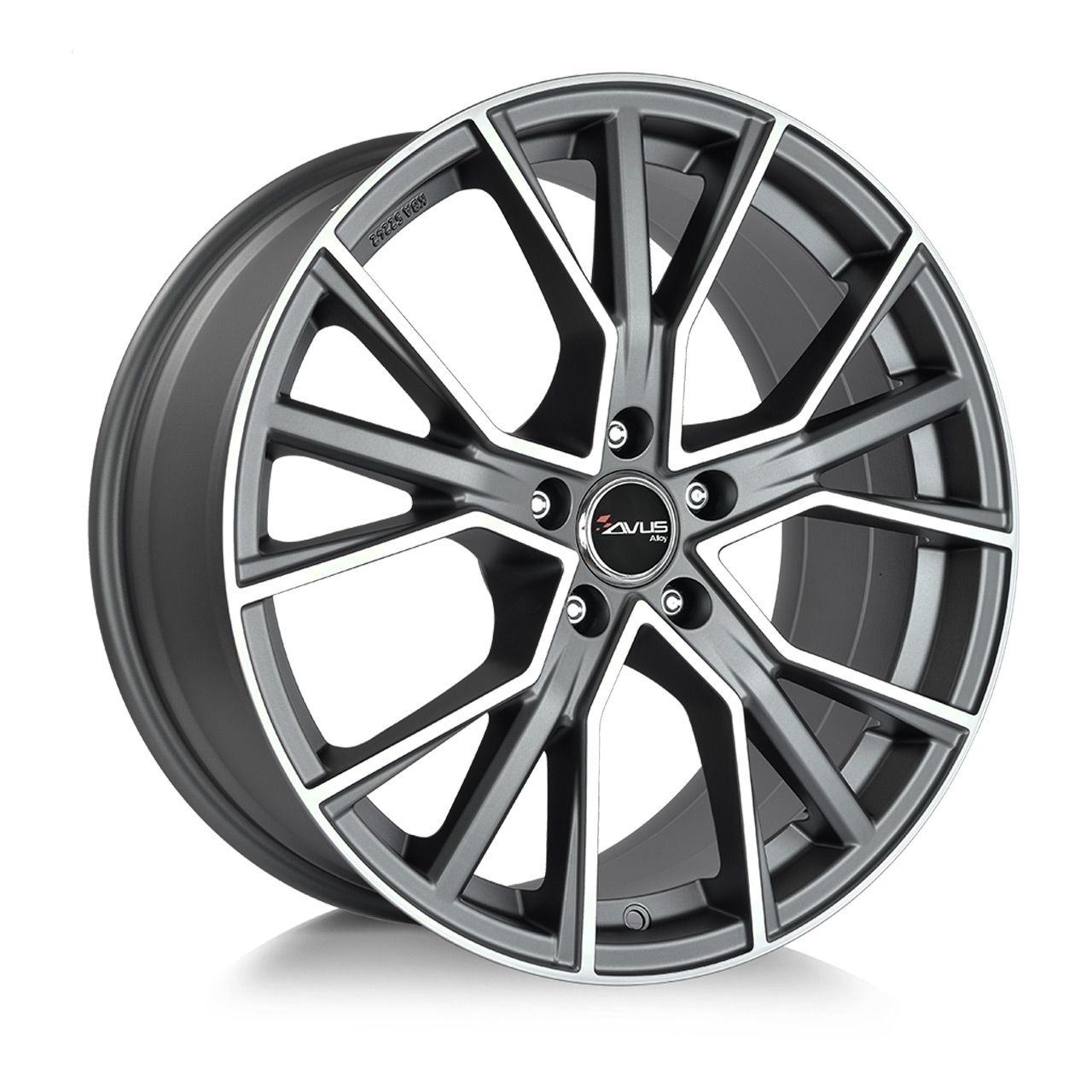 AVUS RACING AF18 matt anthracite polished 8.5Jx20 5x112 ET20