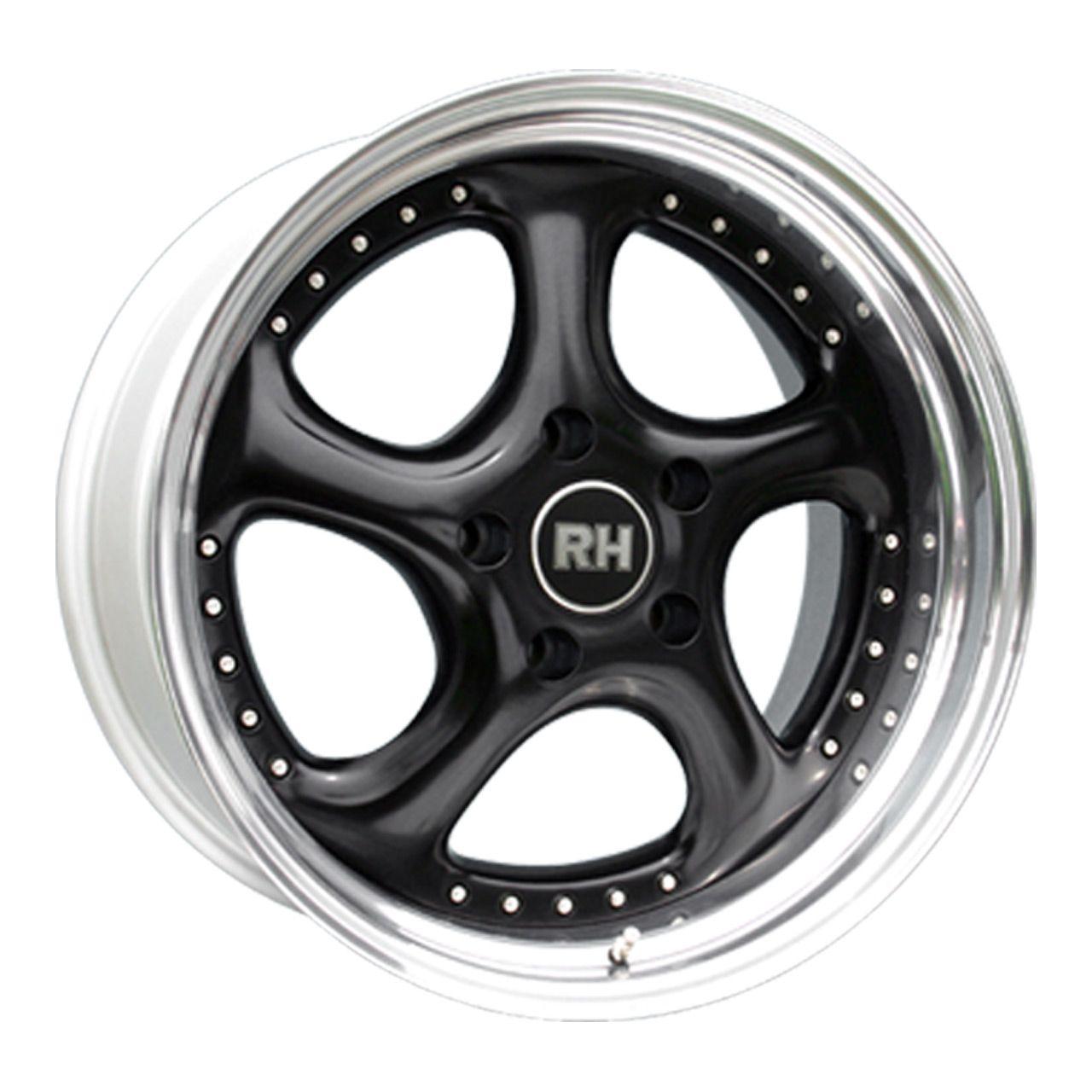 RH TURBO P schwarz Horn hochglanz poliert 8.5Jx18 5x112 ET63