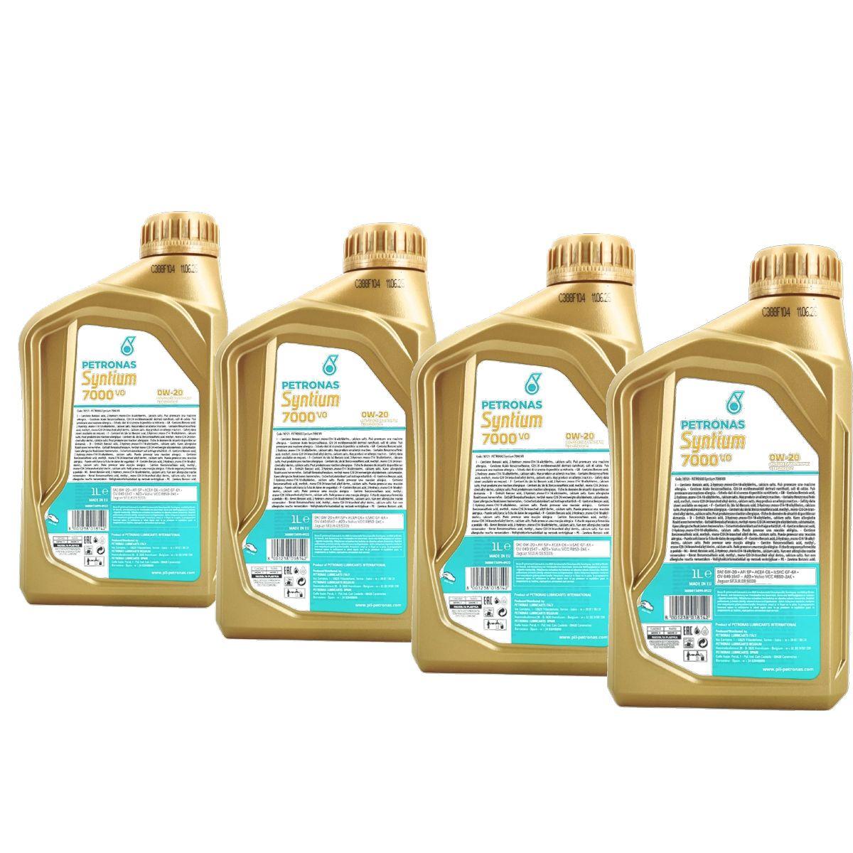 Petronas Syntium 7000 VO 0W-20 4x1 Liter