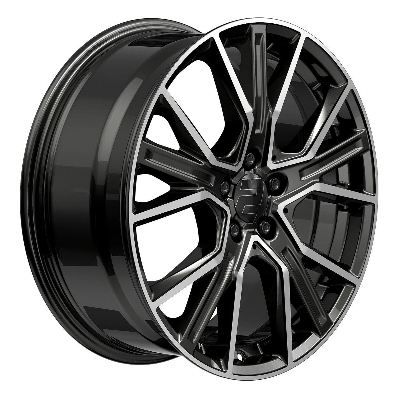 WHEELWORLD-2DRV WH34 dark gunmetal full machined 7.5Jx17 5x112 ET35