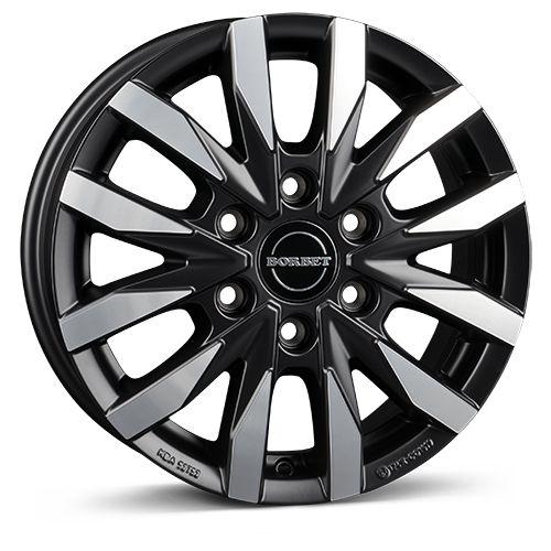 BORBET DESIGN CW6 schwarzmatt poliert 6.5Jx16 6x130 ET62
