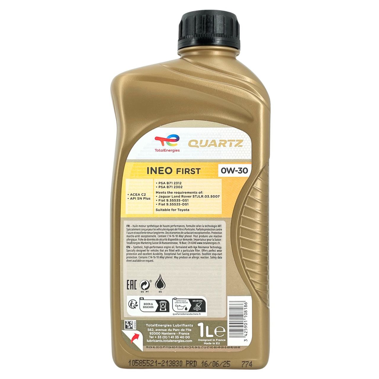 Total Quartz INEO First 0W-30 1 Liter